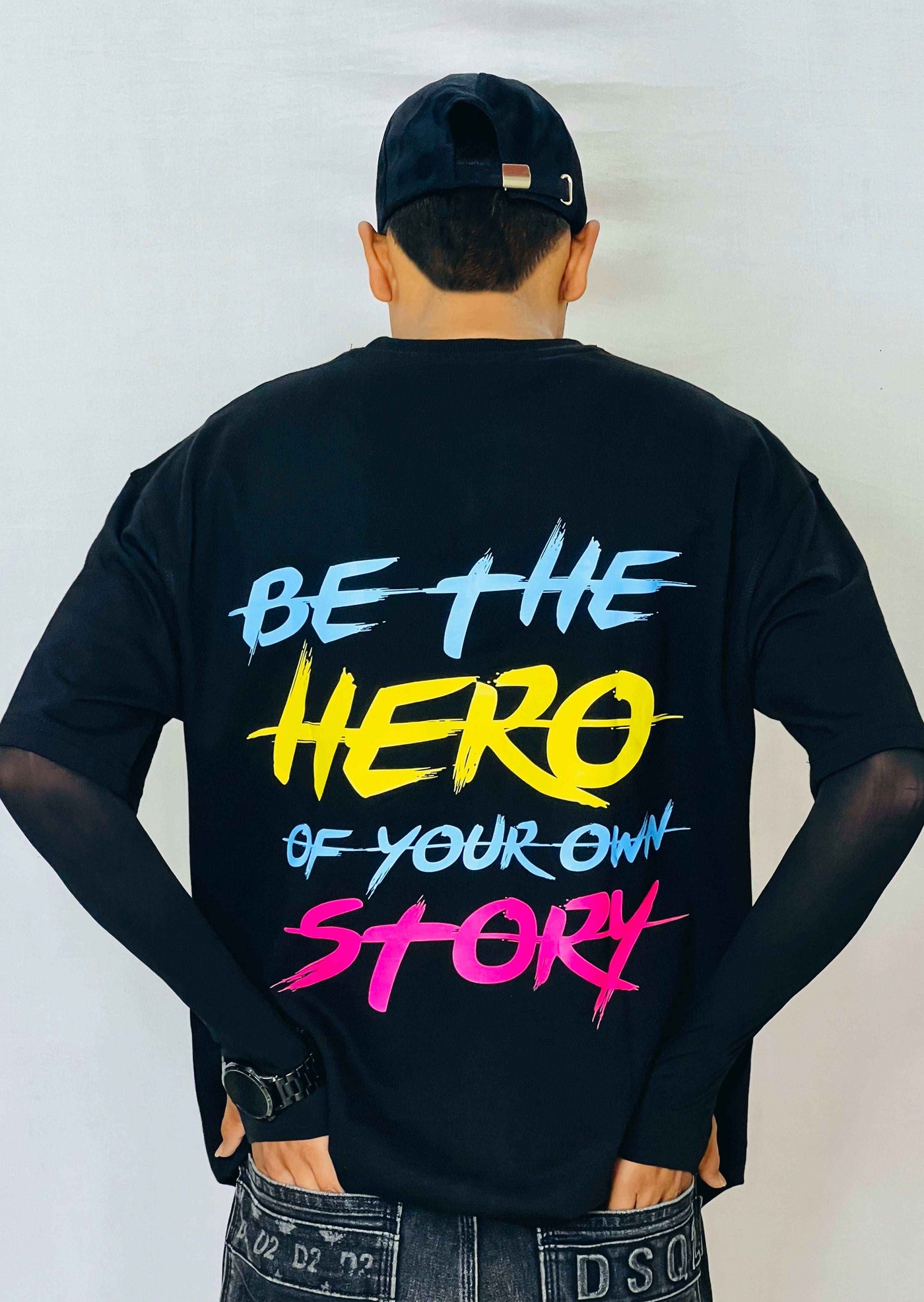 Be The Hero Oversized T-Shirt – Inspirational Streetwear Tee | Ashlay