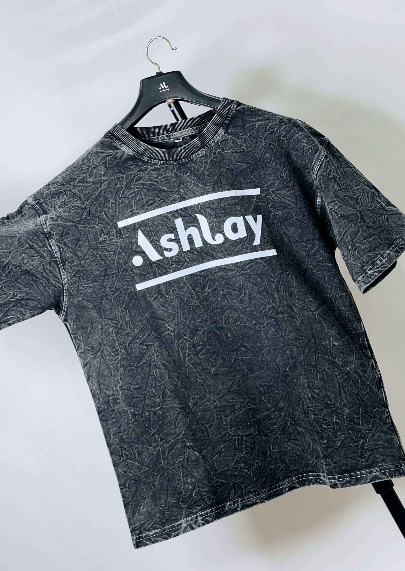 I AM LOOSER Acid Wash T-Shirt – Ashlay Oversized Rebel Graphic Tee