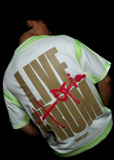 Travis Scott “Live from Utopia” Neon Accent Oversized Tee