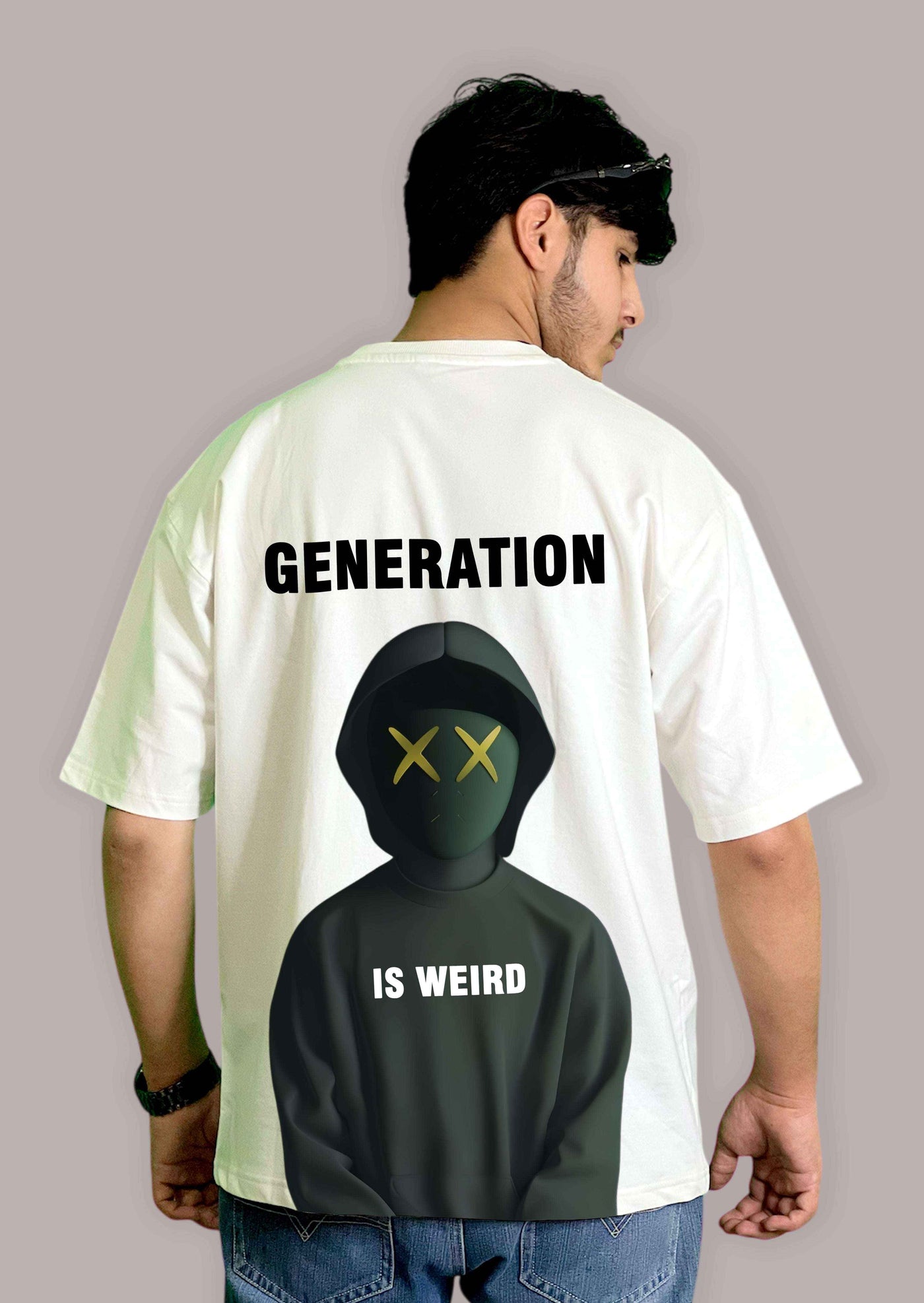 Ashlay Weird Gen oversized graphic t-shirt – Gen Z streetwear edition