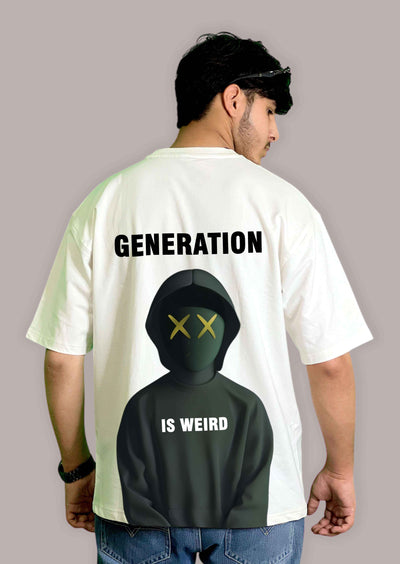 Ashlay Weird Gen oversized graphic t-shirt – Gen Z streetwear edition