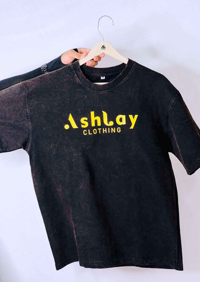 Ashlay “Looser Mode: ON” Acid Wash Oversized T-Shirt – Grunge Streetwear | Ashlay