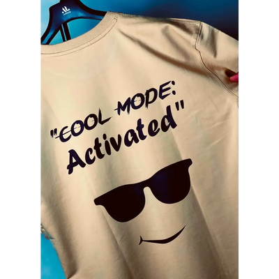 Ashlay ’Cool Mode: Activated’ Graphic T-Shirt - Oversized T-Shirt