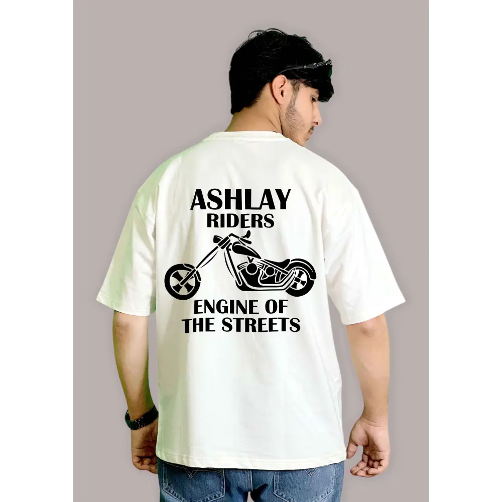 Ashlay Riders Oversized Graphic T-Shirt – Engine of the Streets | Ashlay - Oversized T-Shirt