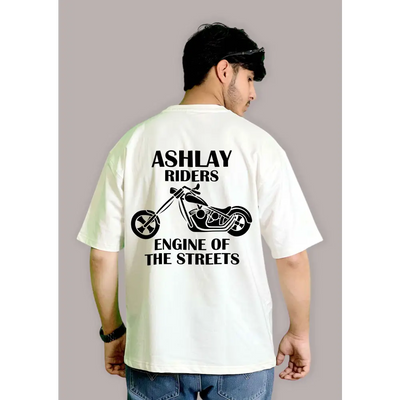 Ashlay Riders Oversized Graphic T-Shirt – Engine of the Streets | Ashlay - Oversized T-Shirt
